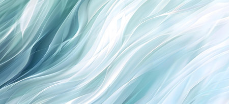 abstract background with smooth lines in blue and turquoise colors