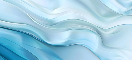 abstract blue background with smooth lines in it. 3d rendering