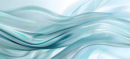 Abstract blue background with smooth lines in it. Vector illustration. Eps 10.