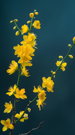 Yellow flowersの写真素材