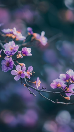 Close up of Cherry blossom or Sakura flower in the garden.の写真素材