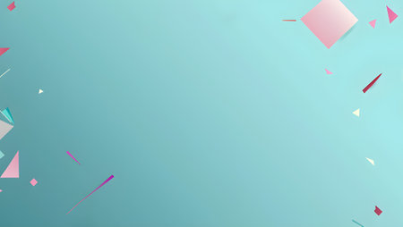 Abstract background with random shapes. 3d rendering, 3d illustration.の写真素材
