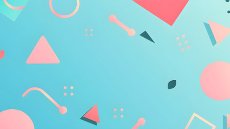 Abstract background with geometric shapes. 3d rendering, 3d illustration.