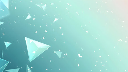 Abstract background with triangles. 3d rendering, 3d illustration.