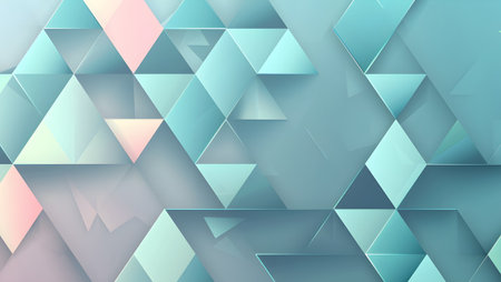Abstract background of 3d triangles. Design wallpaper. Polygonal banner