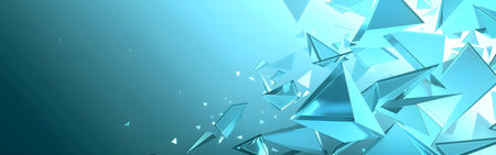 3d Triangles, abstract background. Design wallpaper. Vector illustration