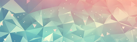 Abstract low poly background, geometry triangle, mosaic pastel color background