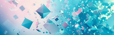 Abstract geometric background. 3d rendering,  3d illustration.