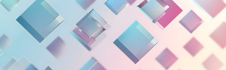 Abstract background with colorful squares. Vector illustration for your graphic design.