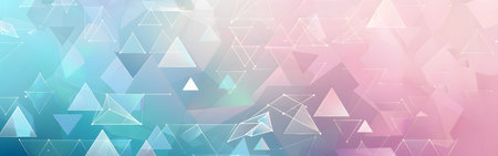 Abstract triangle background. Technology polygonal design. Vector Illustration