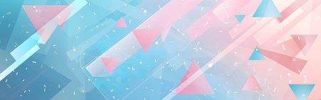 Abstract geometric background with triangles. Vector illustration. Triangular background.の写真素材