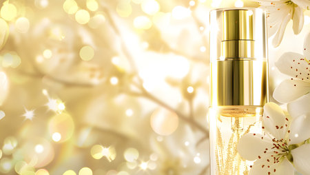 Cosmetic branding, salon and glamour concept - Skin care serum and gel bottle, moisturizing lotion and lifting cream emulsion, anti-age cosmetics for luxury beauty skincare brand ads, holiday designの写真素材