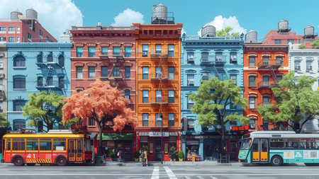 New York street view.の写真素材