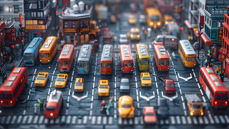 Miniature city.の写真素材