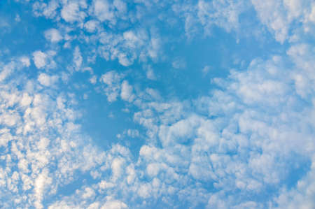 Blue sky with cloud day. It is best for background, abstract or blurの写真素材
