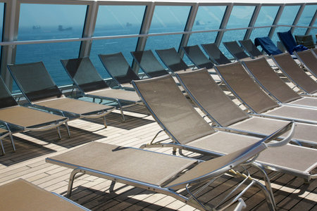 lounging chairsの写真素材