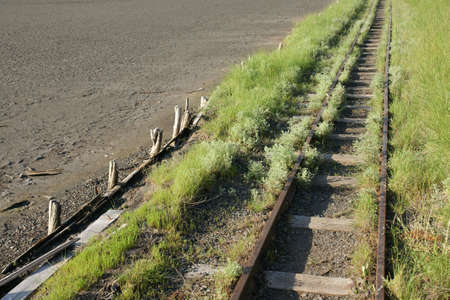Forgotten railwayの写真素材