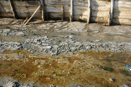 dried creek 3の写真素材