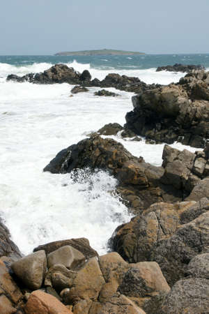 rocks and island 12の写真素材