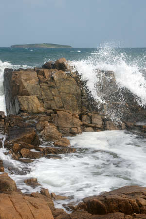 rocks and island 13の写真素材