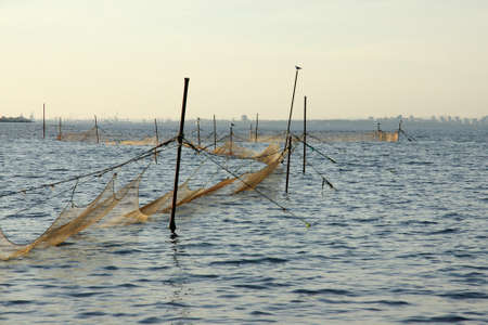 fishing nets 2の写真素材