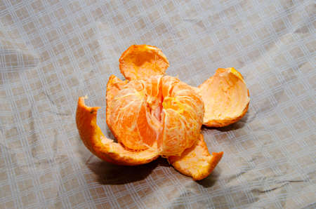 ripe and juicy mandarines tangerine and green leavesの写真素材