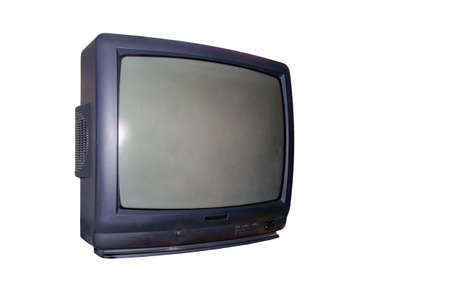 Old fashioned television isolated with clippingの写真素材