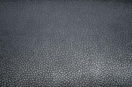 Closeup of seamless black leather textureの写真素材
