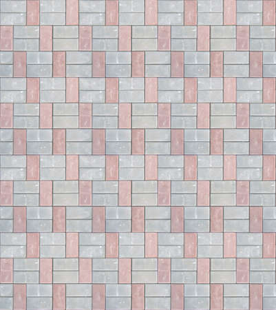 Abstract background. Old cobblestone pavement close-up. City pattern,の写真素材