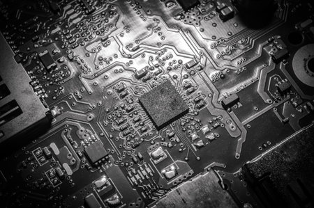 SD Card Reader Writer Module for microcontroller board projects isolated in black background.
