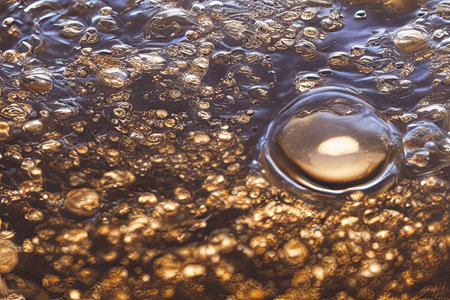 Shape form droplet of Water splashes into drop water attack fluttering in air and stop motion freeze shot. Splash Water for texture graphic resource elements, black background isolatedの素材