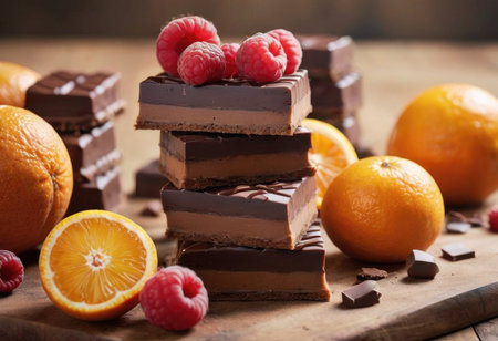 homemade oat cookies chips and ingredients banana walnuts almonds raisin dried apricots soft focus close upの素材