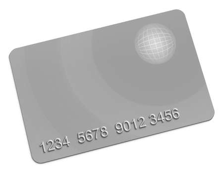Membership Card on white backgroundの写真素材