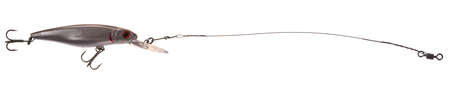 Fishing bait wobbler isolated on white backgroundの写真素材