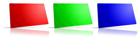 Membership rgb Card on white backgroundの写真素材