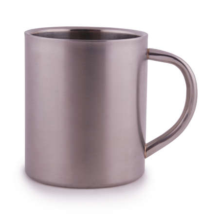 Thermocup isolated on white. Clipping path included.の写真素材