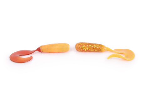 Fishing bait isolated on white background.
