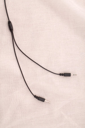 Black power connector isolated on backgroundの写真素材