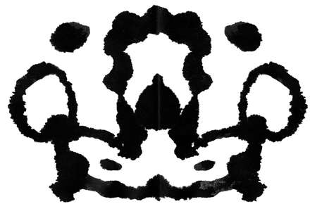 Ink blot for psychiatric evaluations.の写真素材