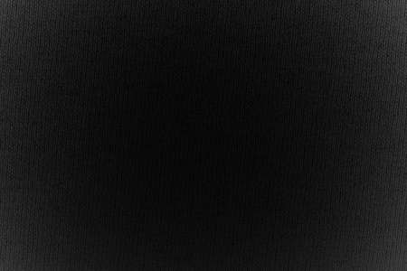 Black jersey fabric texture background. High resolution photo. Full depth of field.の写真素材