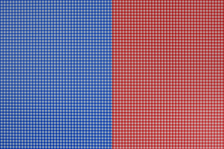Red and blue cage background. High resolution photo. Full depth of field.