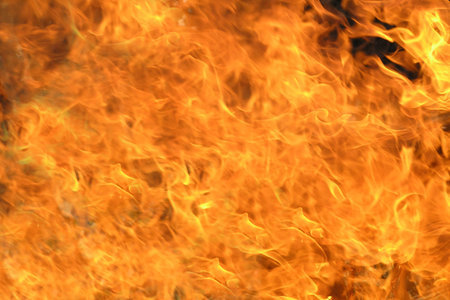 Fire flame texture. Blaze flames background. Burning concept