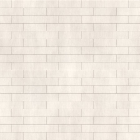 White metro tile seamless pattern. Subway brick wall background. Stone or ceramic kitchen backsplash, bathroom wall or floor texture.の写真素材