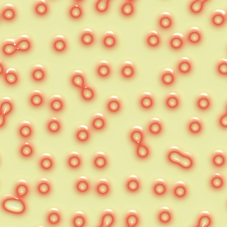 Abstract seamless wax background. Abstract 3D Background with Colored rings on a wax background....