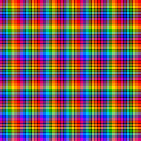 Delicate multicolored square dots seamless pattern. Soft abstract geometric pattern.の写真素材