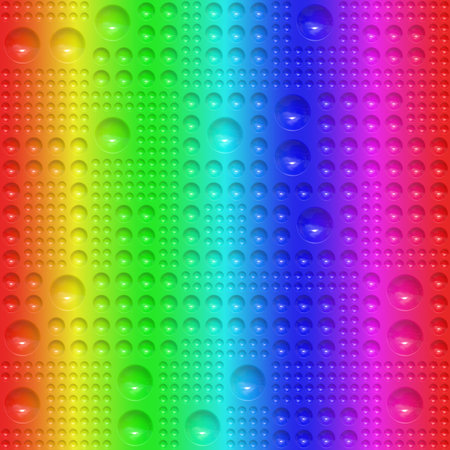 Seamless texture of Bubble Blocks. Fashion graphic background design. Modern stylish abstract texture. Template for prints, textiles, wrapping, wallpaper, website etc.の写真素材