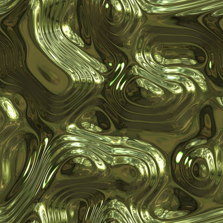 Seamless background. Abstract 3D Background with flowing metal texture. Abstract seamless background as a basis for web site, postcards and invitations, intro design and pages, texture.の写真素材