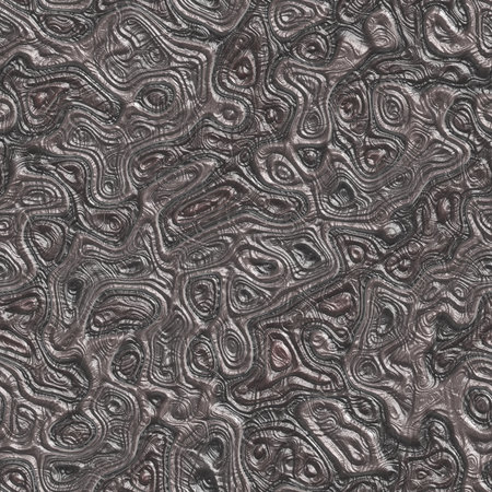 Fantastic seamless pattern of alien interiors on gray background. Abstract ornament of repeating elements.の写真素材