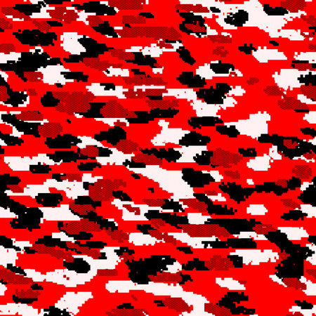 Seamless camouflage fabric texture. Seamless Hi-res (8000x8000) texture. Template for prints, textiles, wrapping, wallpaper, website etc.の写真素材