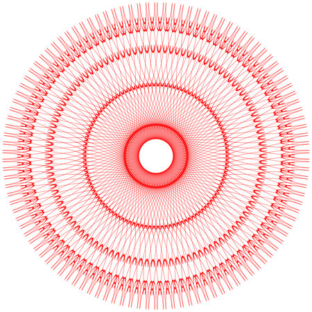 Simple red lines frame with double stroke. Monogram blank for text design. Ink pattern for greeting cards, documents or wedding invitations.の写真素材